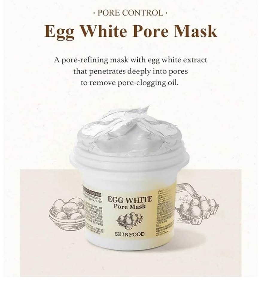 SKINFOOD Egg White Pore Mask 125g - photo 3