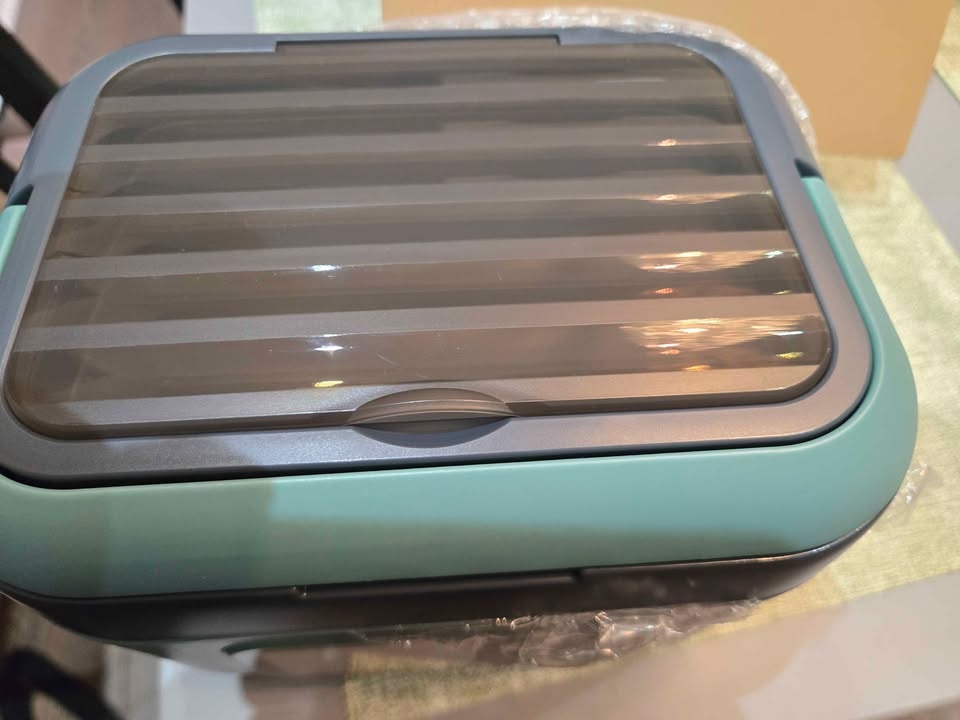 New Electric Lunch Box teal and gray with carrying bag - photo 2