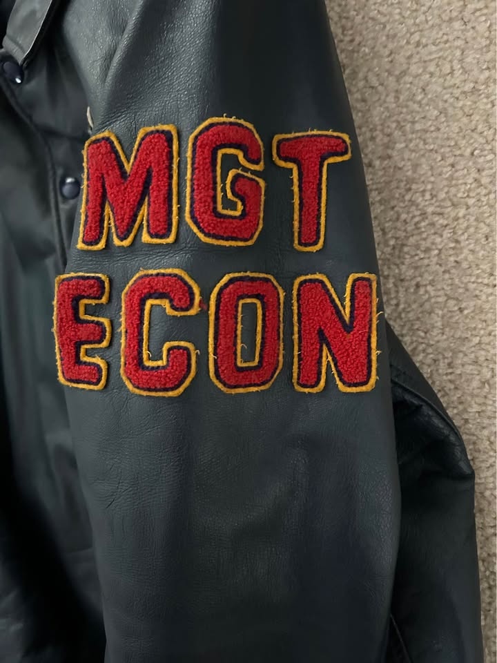 Vintage University of Guelph Leather Varsity Jacket '87 P/U Ward - photo 5