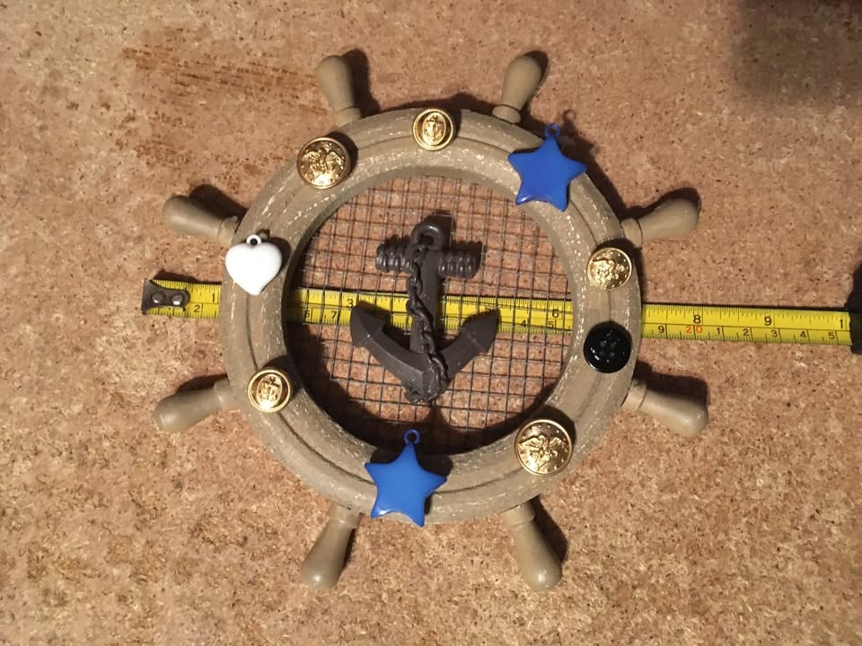 SHIPWHEEL DECORATIVE NAUTICAL WALL DECOR - photo 3