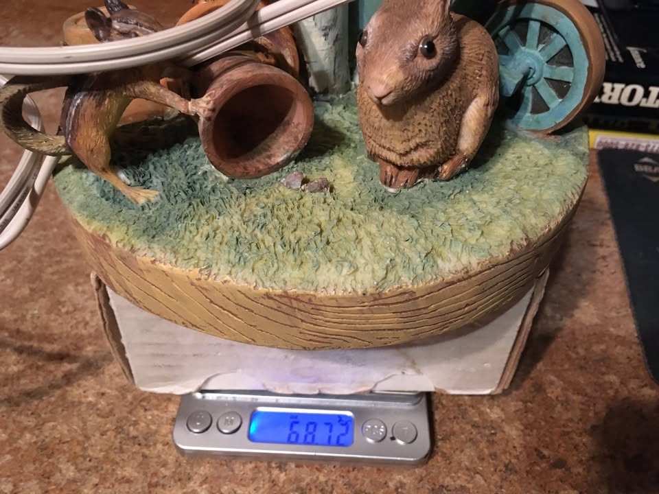 Marjolein Bastin Lamp Wheelbarrow Bunny Squirrel Pots Birds - photo 4