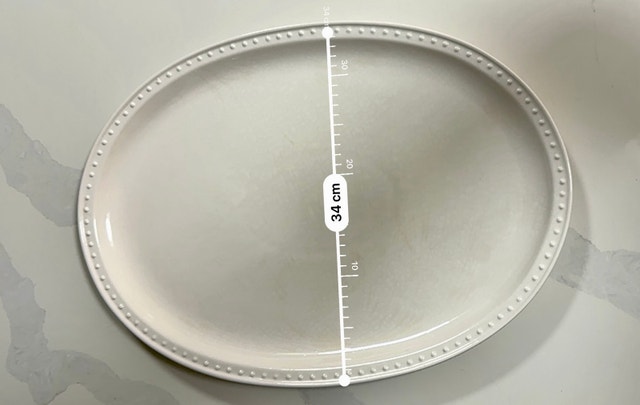 Casa Domani Stoneware Oval Platter Plates