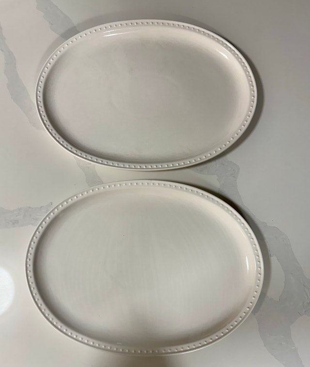 Casa Domani Stoneware Oval Platter Plates - photo 3