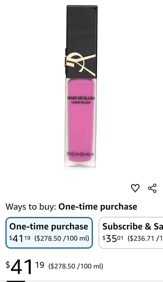 New Yves Saint Laurent Make me liquid blush 44 nude - photo 4