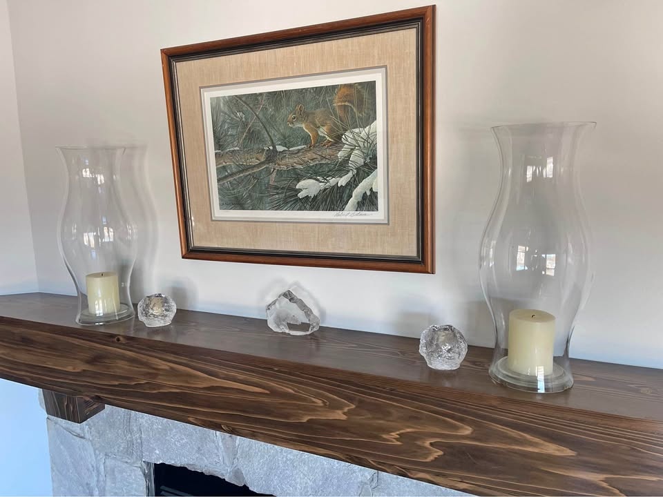 Two Large Candle Hurricane Tubes