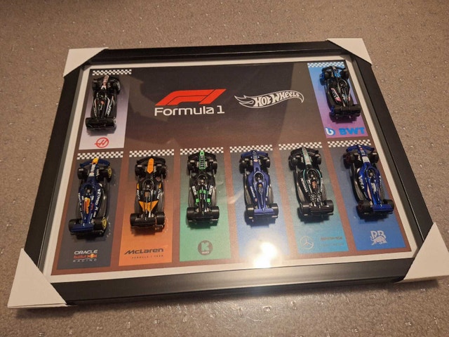 Custom Made 2024 Hot Wheels F1 Display