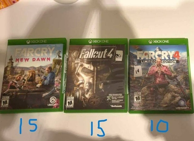 Xbox One Games: Far Cry 4, New Dawn, Fallout 4