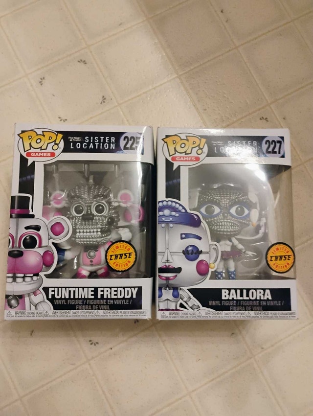 Ballora and Funtime Freddy Bundle Deal Funko Chases