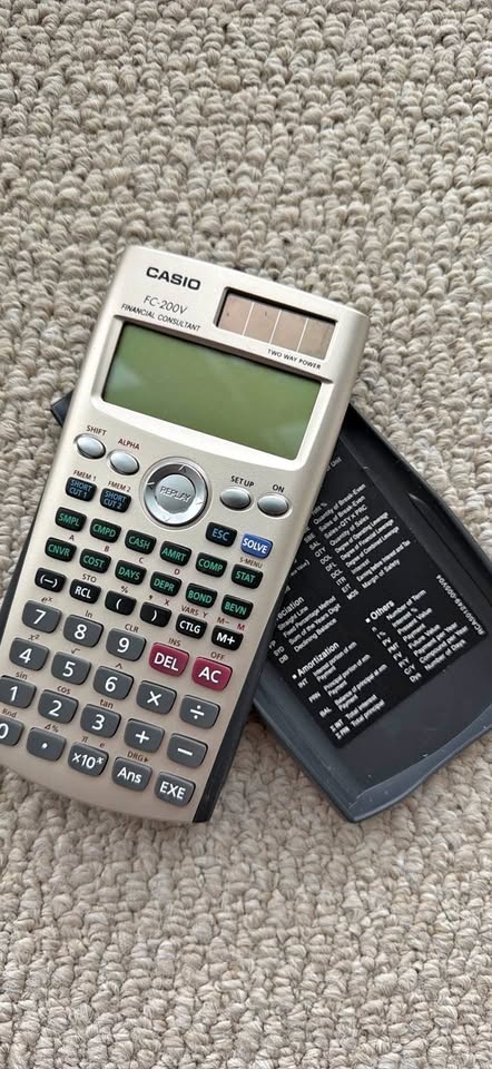 Casio FC-200V Financial Calculator