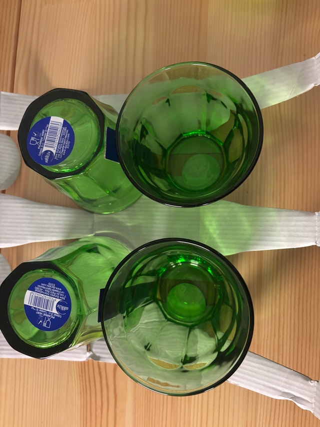 Duralex Picardie Glasses - Green, Set of 4