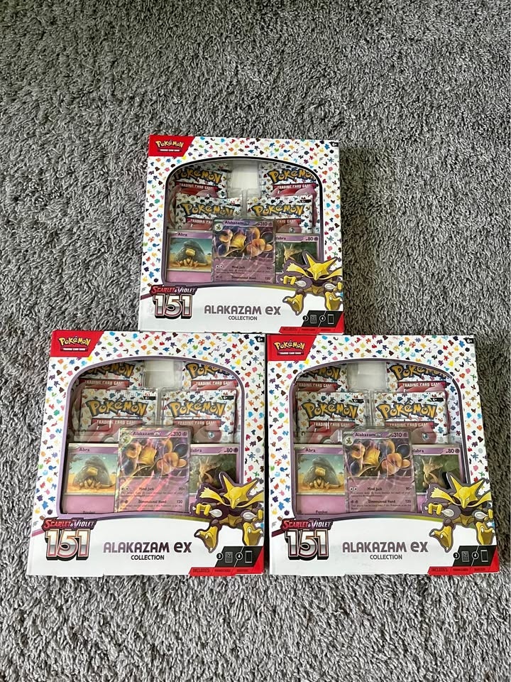 POKÉMON 151 ALAKAZAM EX COLLECTION New Sealed