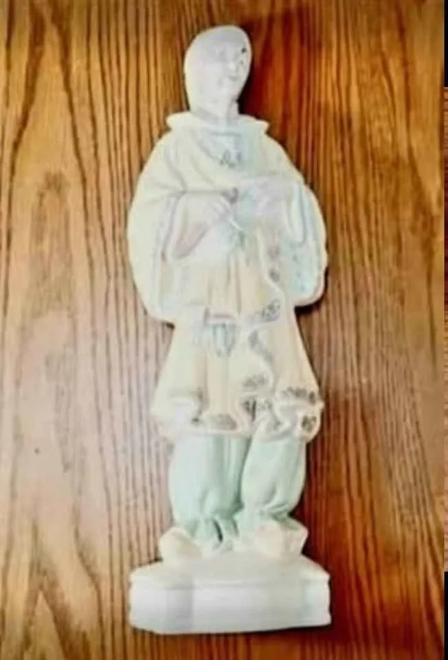 Vtg.Tall Hand Painted Chinese Emperor Statue image indicator(7)