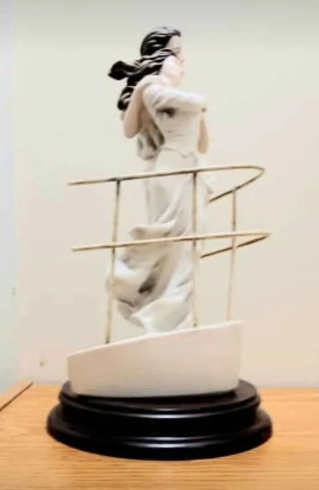 1999 Signed Artist Tall Capodimonte Hand Crafted Statue image indicator(2)