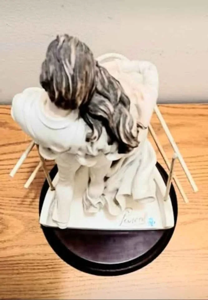 1999 Signed Artist Tall Capodimonte Hand Crafted Statue image indicator(5)