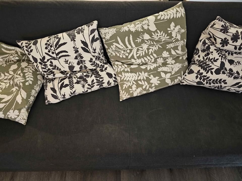 IKEA LINANÄS Dark Gray Sofa Couch - photo 4