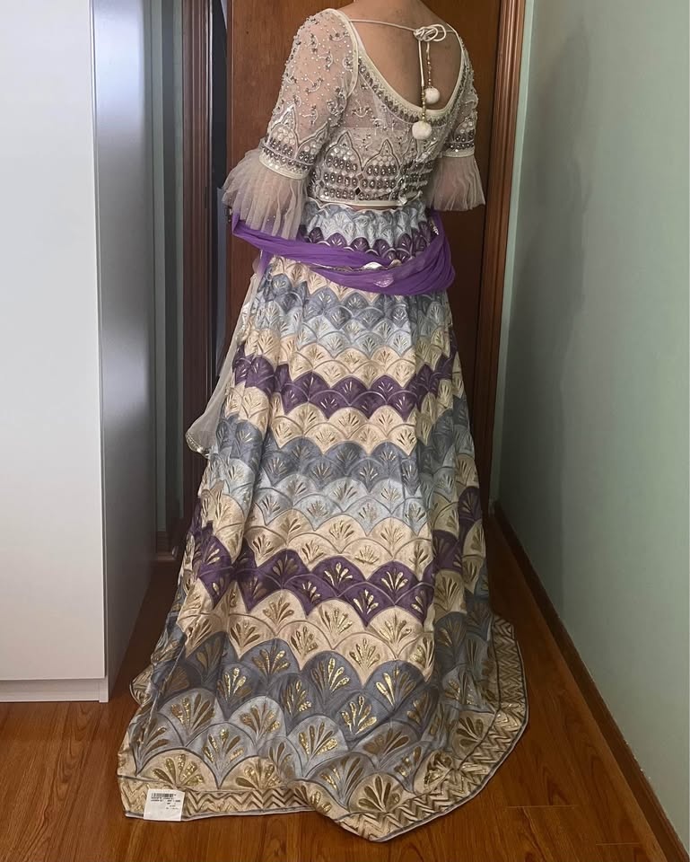 Off-white Lehenga - photo 4