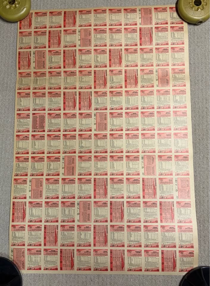 1989-1990 O-Pee-Chee NHL Uncut Sheets Set - photo 5