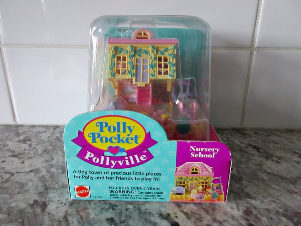 1994 Polly Pocket Pollyville Nursery School - New in Box