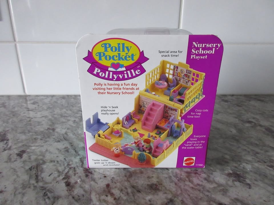 1994 Polly Pocket Pollyville Nursery School - New in Box - photo 4
