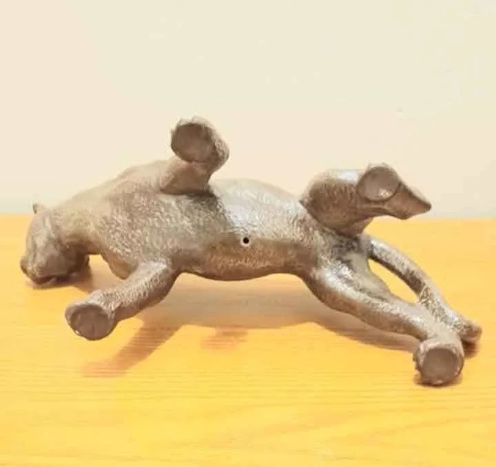 Vintage Large Cougar Statue image indicator(3)