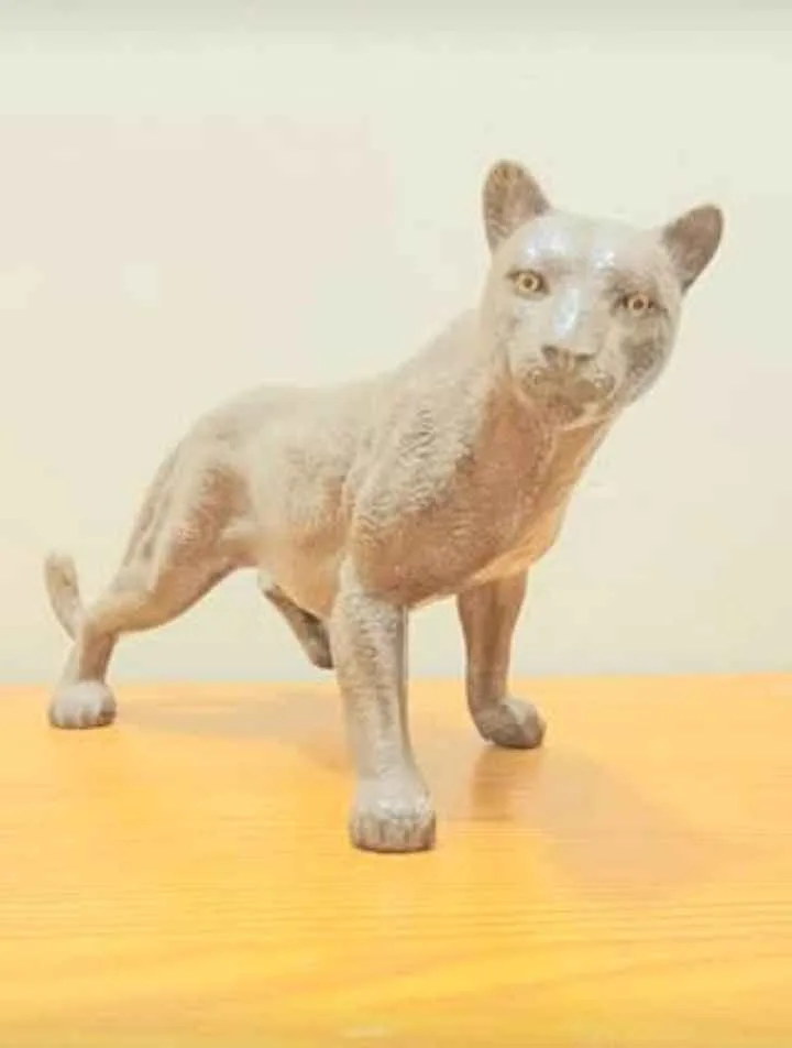 Vintage Large Cougar Statue image indicator(4)