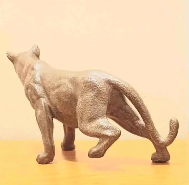 Vintage Large Cougar Statue image indicator(5)