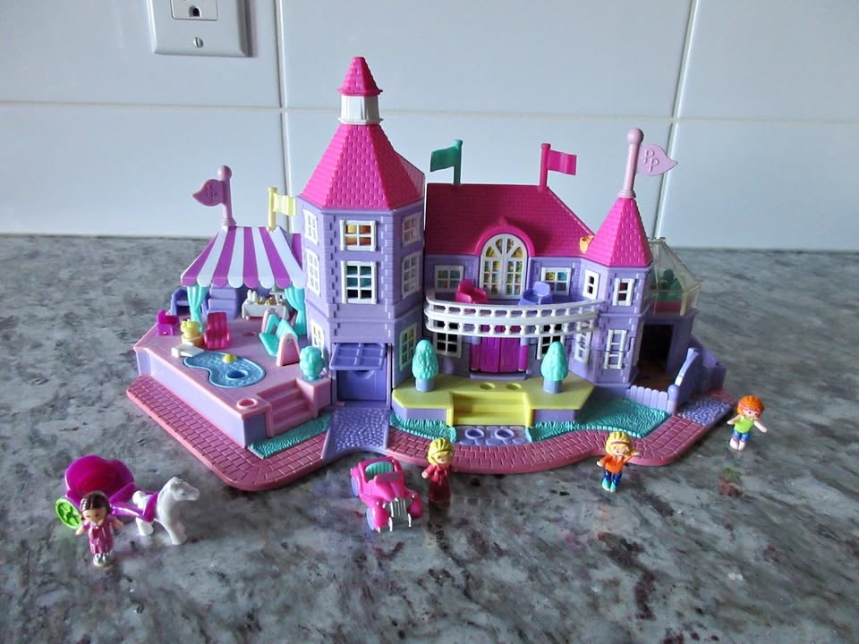 1994 Polly Pocket Magical Mansion Playset