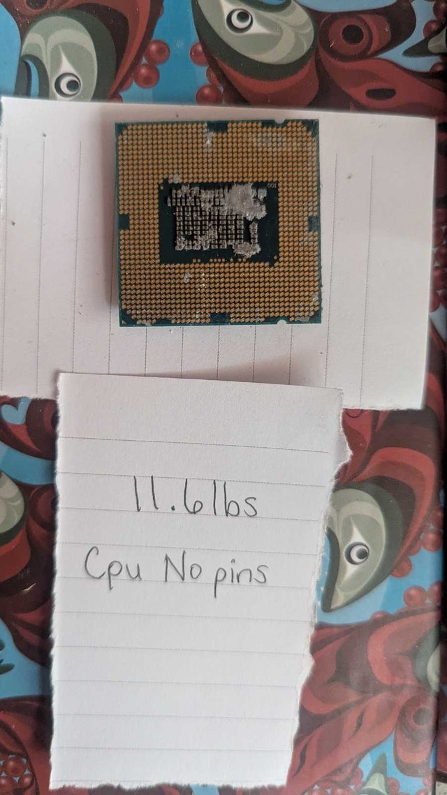 16.2 lbs High-Grade CPU Scrap - Mixed Pinned & Pinless - photo 2