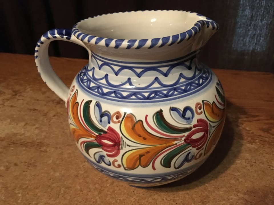 De La Cal Barriea Puente Spanish Art Pottery Pitcher #24 - photo 3