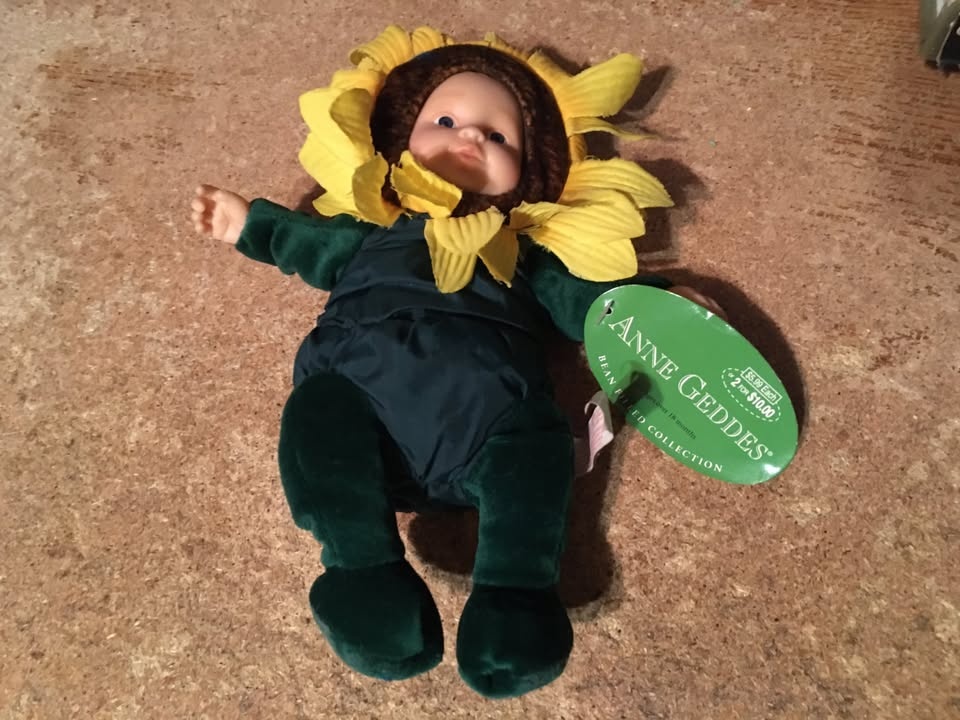 Baby Sunflower 1999 Anne Geddes Collectible Plush - photo 2