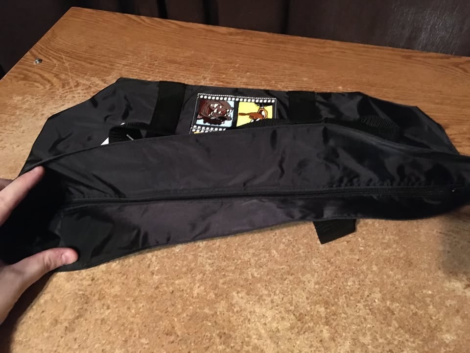 Vintage Looney Tunes Black Zippered Tote Bag - photo 4