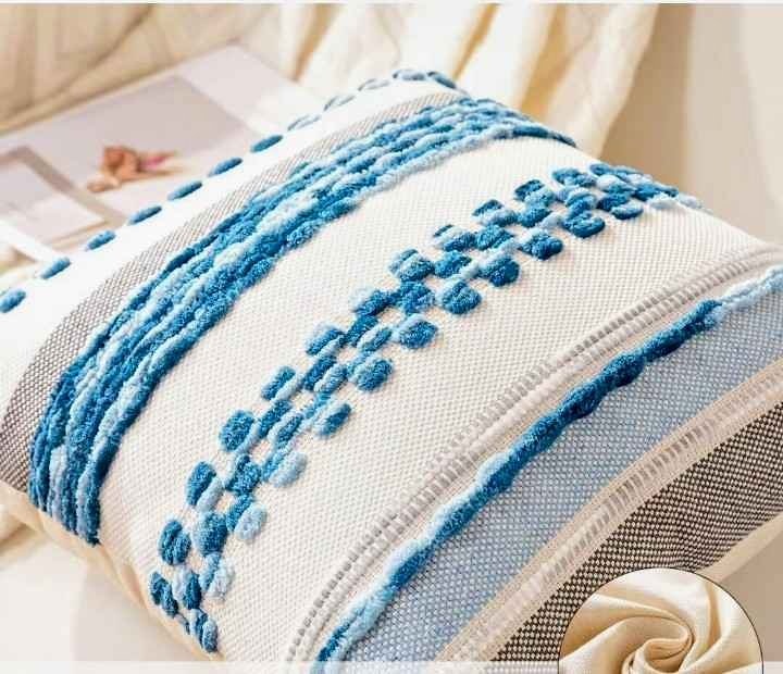 Boho Throw Pillow Covers 18x18, Set of 2