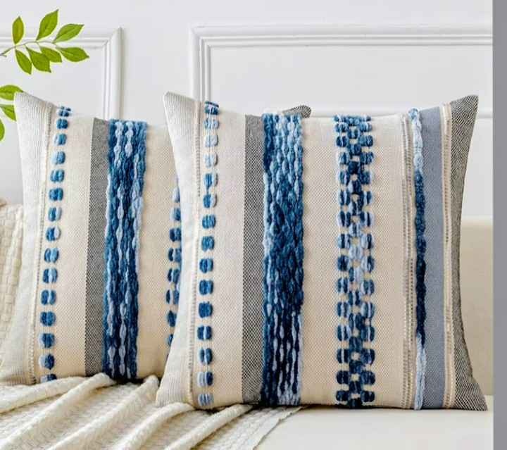 Boho Throw Pillow Covers 18x18, Set of 2 - photo 4