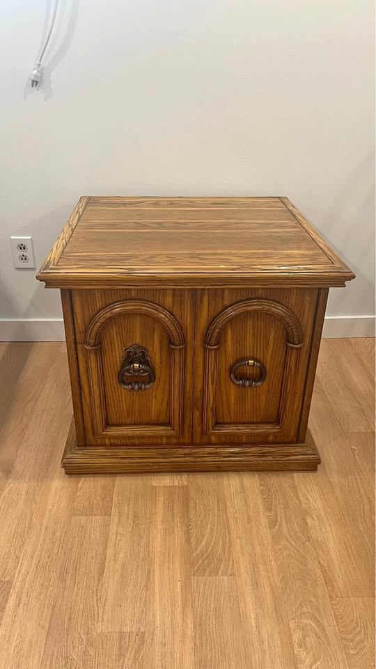 Antique Pure Wood Side Table