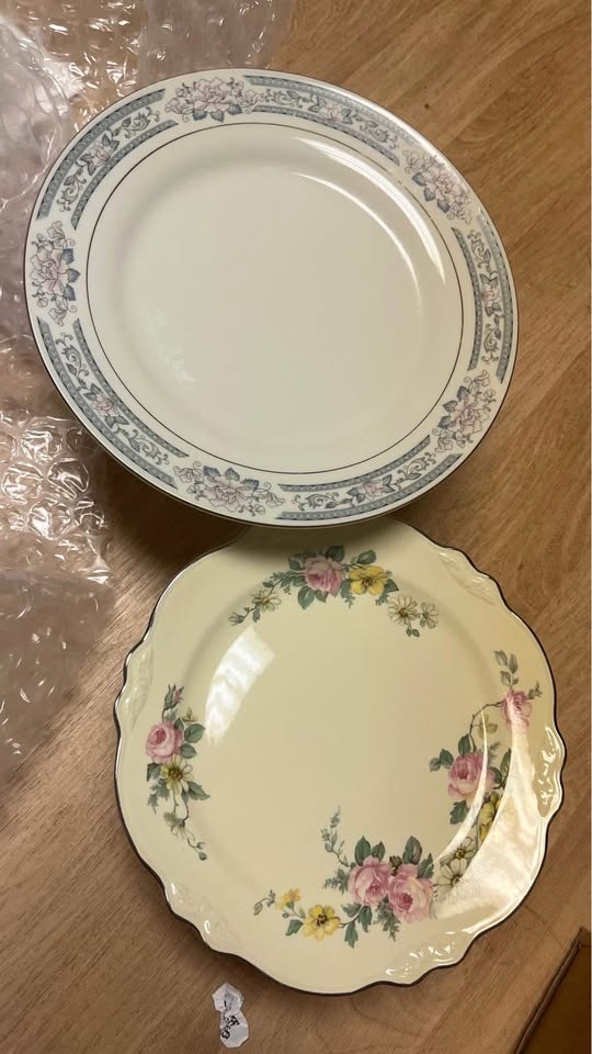 7 vintage plate dessert stands - photo 3
