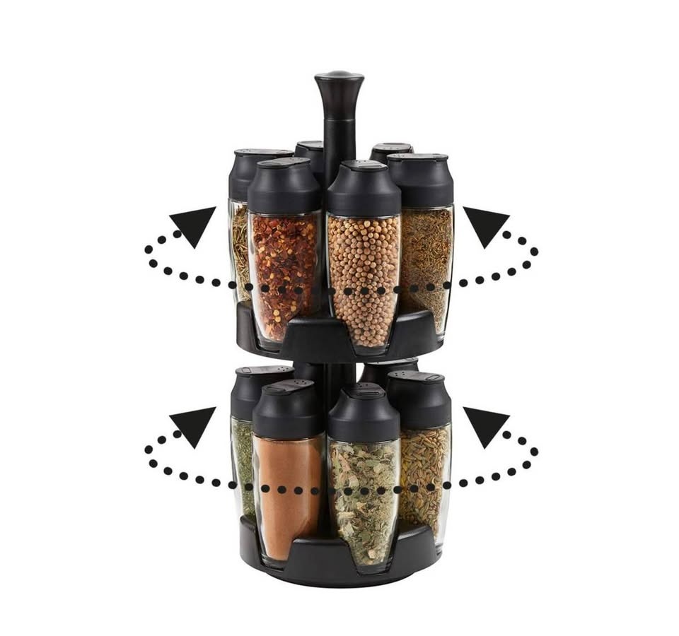 Tower Carousel Spice Rack, 12-Jar - photo 2