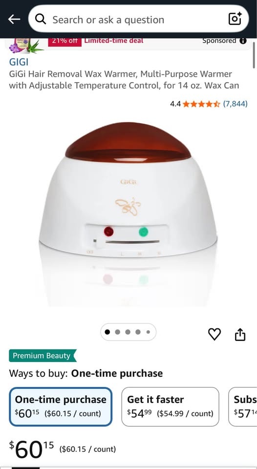 GiGi Hair Removal Wax Warmer & Hard Wax - photo 3