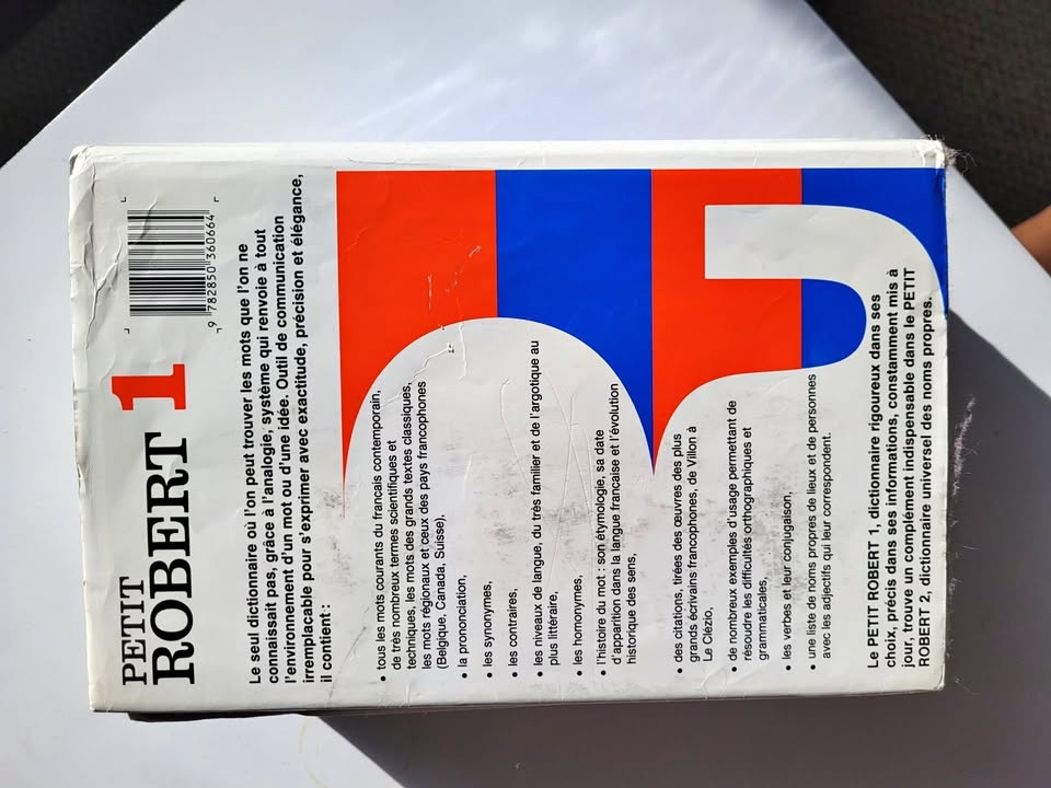 French Dictionary Petit Robert 1