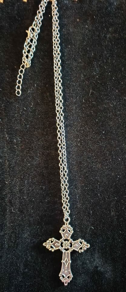 Large Gothic Cross 32" Long Chain Necklace in Gift Bag - photo 5