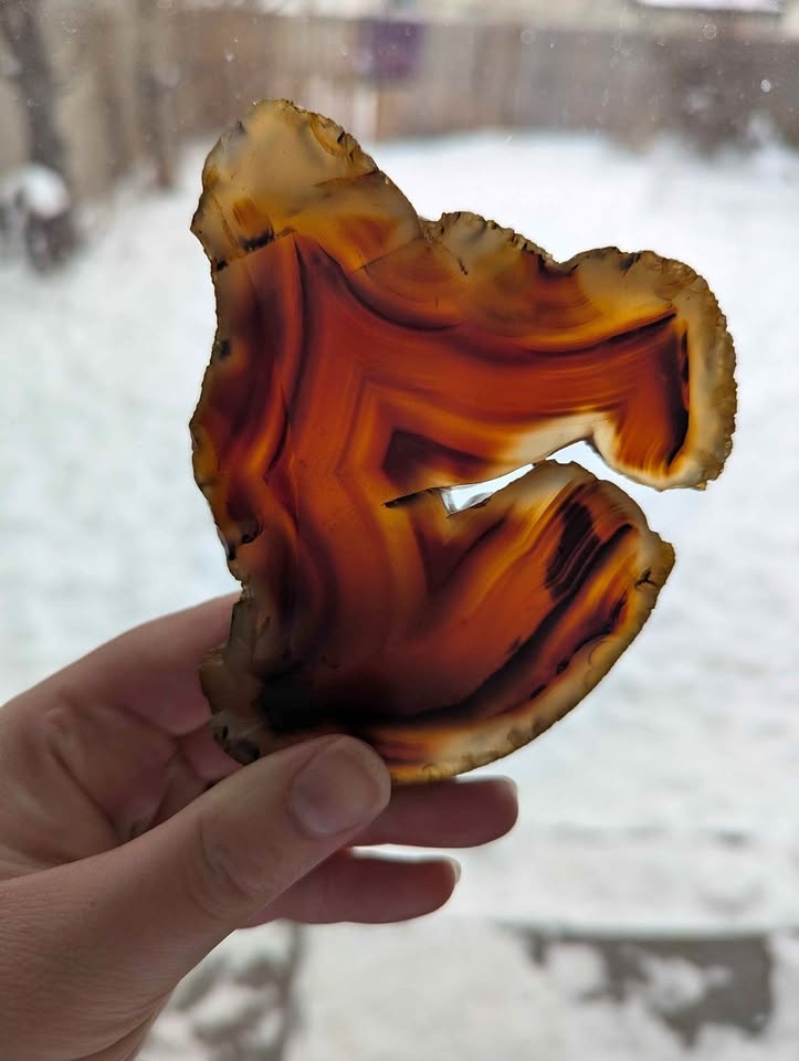 Agate slab