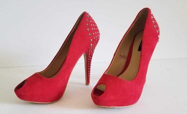 Red Heel Forever 21 Brand New Size 7