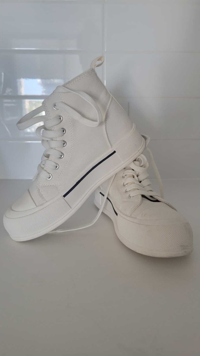 White Athletic Shoes for Women - photo 5
