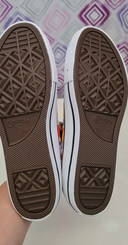 NEW Girls Converse Shoes Size 5.5 Youth image indicator(3)