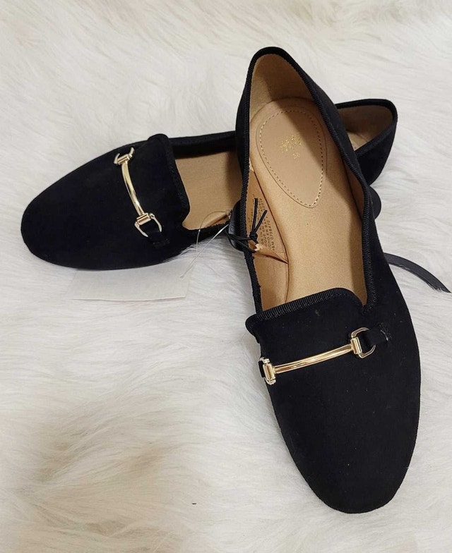 Women's black loafers H&M