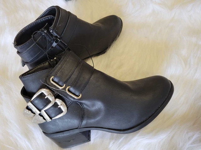 Ankle boots black brand new - photo 2
