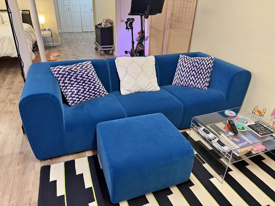 Modular Couch + Ottoman