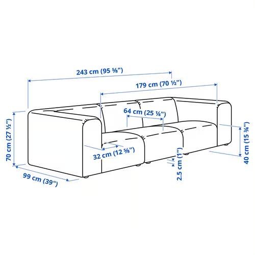 Modular Couch + Ottoman - photo 3
