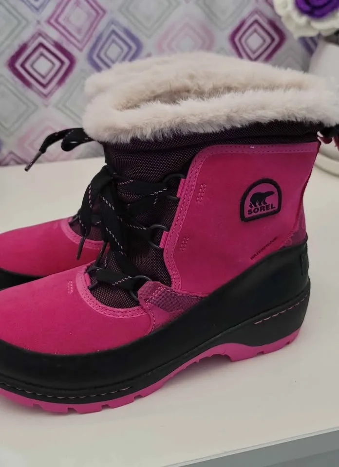 NEW Sorel Girls Winter Boots Size 5 Youth image indicator(2)