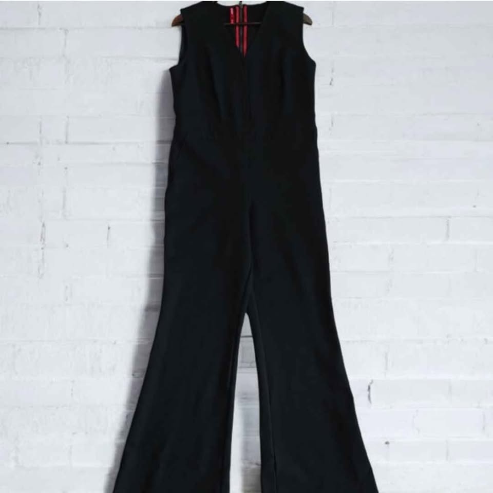 Spanx Black Sleeveless V-Neck Jumpsuit - photo 4