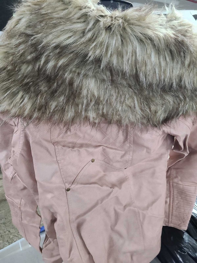 Play It Right Faux Leather Jacket - Blush - photo 5
